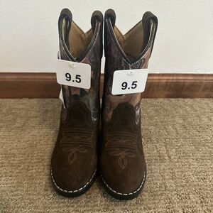 Masterson Boot Co Youth Camo Cowboy Boots